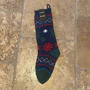 NWT~STANCE Holiday Stocking Christmas Sock Prancer 22”